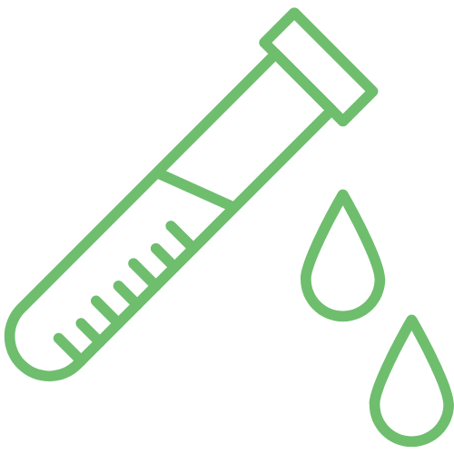 Test tube – symbol for laboratory tests